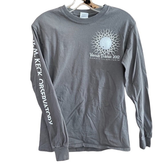 Gildan Venus Transit 2012 Long Sleeve Unisex Tee Keck Observatory Sz S - Picture 1 of 6